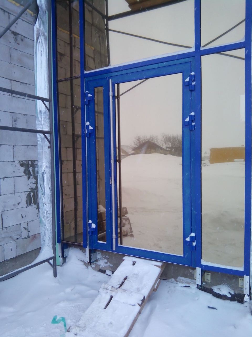 Алюминиевая дверь 800×2300 мм. GFTD49202 Алюминиевая дверь 800×2300 мм. GFTD49202